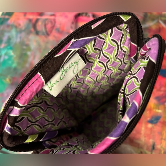 Vera Bradley *Retired Pattern* - Small Crossbody Bag - Purple Punch - Picture 5 of 6